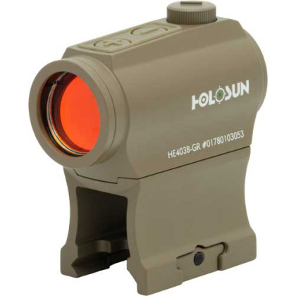 HOLOSUN 403 MICRO GREEN DOT SHK AWK 2MOA DOT 1/2 COWTN FDE
