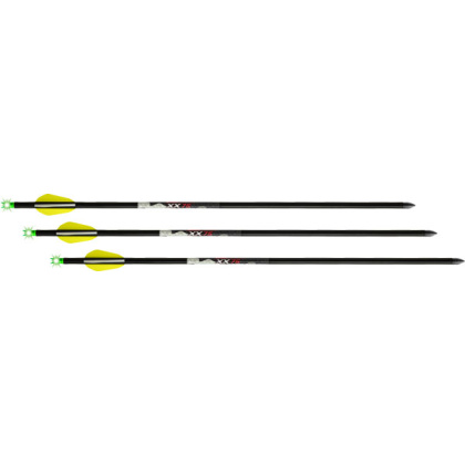 WICKED RIDGE XBOW ARROW XX75 20" ALUMINUM ALPHA BRITE 3PK