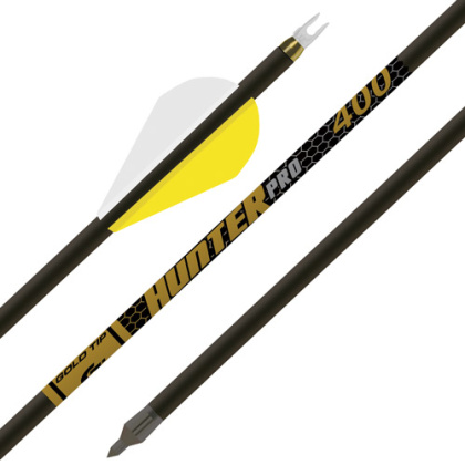 GOLD TIP ARROW HUNTER PRO 340 2" RAPTOR VANES 1/2DOZ
