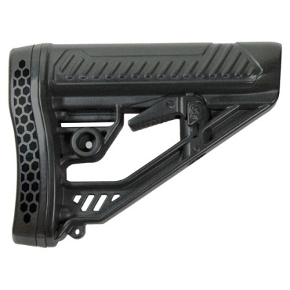 ADAPTIVE TACTICAL STOCK AR-15 MIL-SPEC POLYMER BLACK