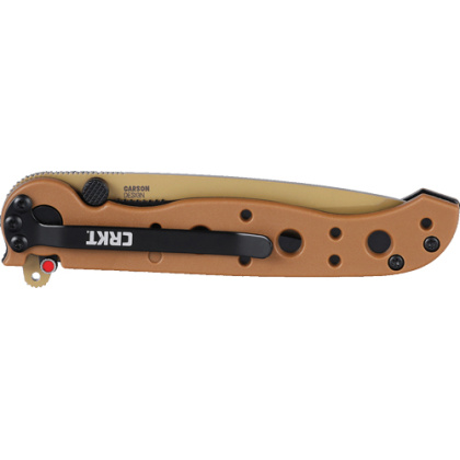 CRKT M16-10DZ 3" HALF SERRATED TAN/TAN TANTO D2