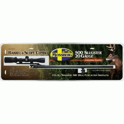 MOSSBERG BARREL 500 20GA 3" 24" TROPHY M.BLUED W/3-9X32