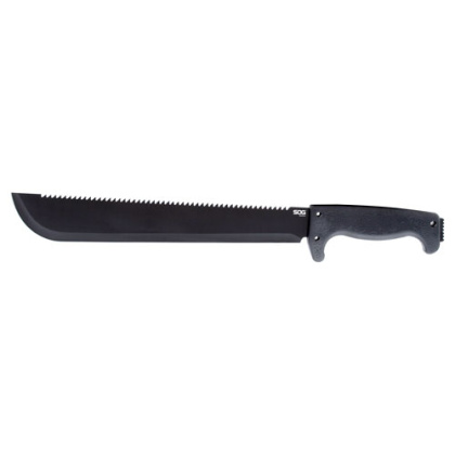 SOG MACHETE SOGFARI 13" BLACK W/SHEATH