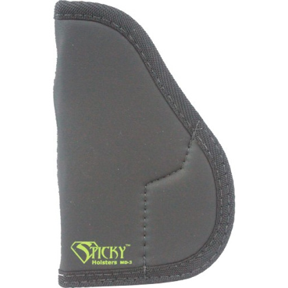 STICKY HOLSTERS MED/SMALL FRAMED AUTOS TO 3.6" RH/LH BLK