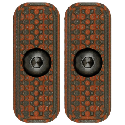 MI LEVER STOCK G10 M-LOK PANEL RED/BLACK 2-PACK