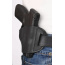 BULLDOG BELT SLIDE HOLSTER BLK RH MED AUTOS 1911 BROWNING HP