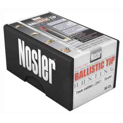 NOSLER BULLETS 7MM .284 120GR BALLISTIC TIP 50CT