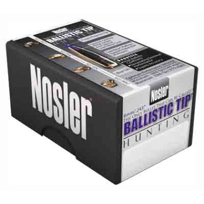 NOSLER BULLETS 6MM .243 55GR BALLISTIC TIP 250CT