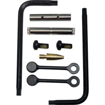 KNS PIN KIT NON-ROTATING GEN2 MOD2 AR15/M16 .1555 BLK