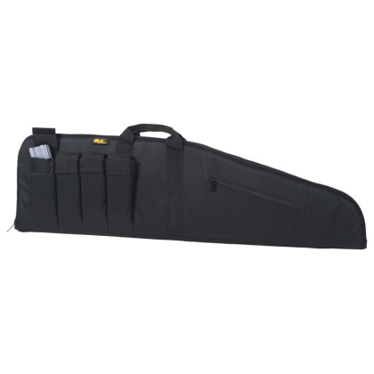 US PEACEKEEPER 40" MSR CASE BL 4 MAG POUCHES 600 DENIER BLACK