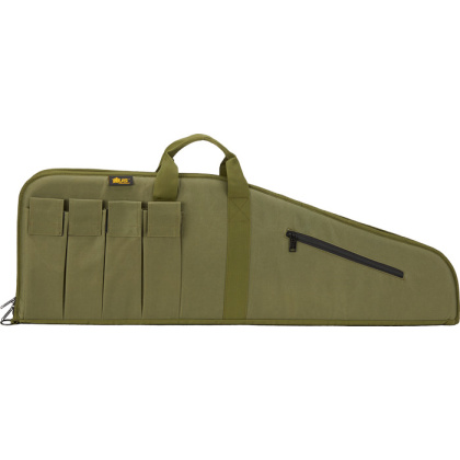 US PEACEKEEPER 45" MSR CASE BL 4 MAG POUCHES 600 DENIER ODG