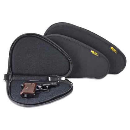 US PEACEKEEPER PISTOL CASE 11" BLACK 600 DENIER LOCKABLE