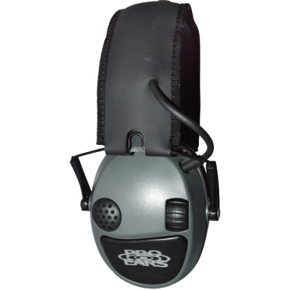 PRO EARS SILVER 22 EAR MUFF ELECTRONIC W/PADDED BASE BLK