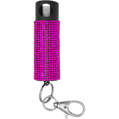 GUARD DOG BLING IT ON PEPPER SPRAY W/ BLING DESIGN PINK