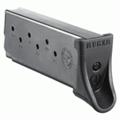 RUGER MAGAZINE LC9 EC9 9MM 7RD W/GRIP EXTENSION BLUED STEEL