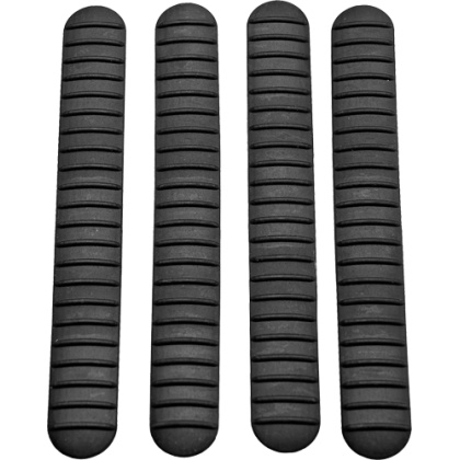 B5 SYSTEMS RAIL COVER M-LOK BLACK 3 SECTION 4-PACK