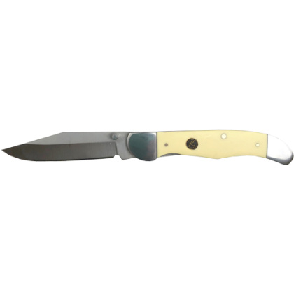 ABKT ROPER PECOS 2 1/2" LINER LOCK CREAM HANDLES