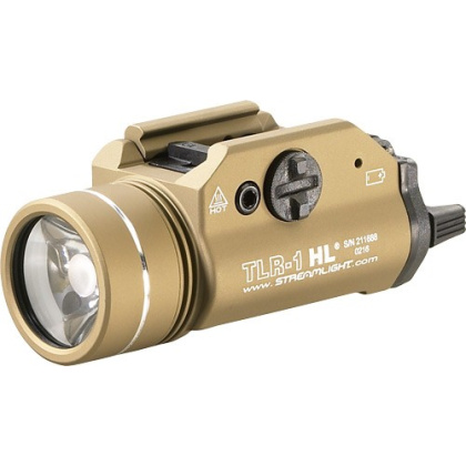 STREAMLIGHT TLR-1 HL C4 WHITE LED LIGHT W/RAIL MOUNT FDE