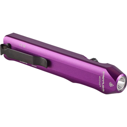 STREAMLIGHT WEDGE CARRY LIGHT WHITE EDC PURPLE W/POCKET CLIP