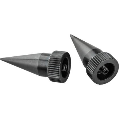 ACCU-TAC SPIKE FEET SET FITS SR5/BR4 BIPODS STEEL BLACK