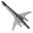 SWHACKER BROADHEAD 2-BLADE CROSSBOW 100GR 1.75