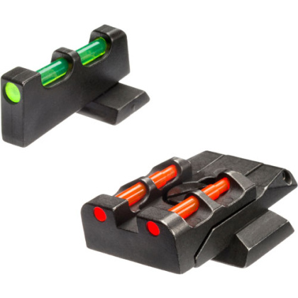 HIVIZ INTERCHANGEABLE SET M&P & PRO 9/40/45 GRN/RED/WHTE/BLK