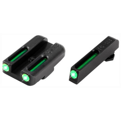 TRUGLO SIGHT SET FOR GLOCK 42/43 TRITIUM/FIBER OPT GREEN