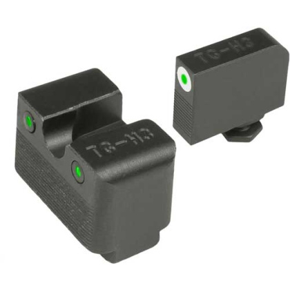 TRUGLO SIGHT SET FOR GLOCK LOW MOS TRITIUM PRO WHT W/U-NOTCH