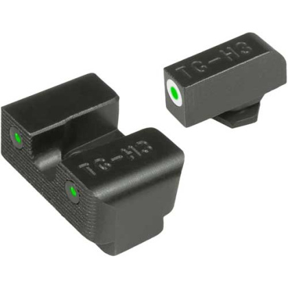 TRUGLO SIGHT SET FOR GLOCK LOW TRITIUM PRO WHITE W/ U-NOTCH
