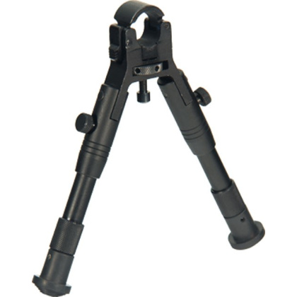 UTG BIPOD CLAMP ON CENTER HT 6.2"-6.7" W/RUBBER FOOT PADS