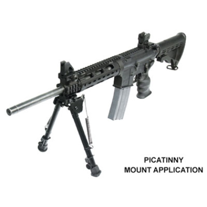 UTG BIPOD TACTICAL OP 8-12.4" PICATINNY MOUNT W/STUD ADAPTER