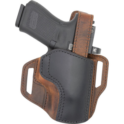 VERSACARRY TROOPER HOLSTER OWB THUMB BREAK SIZE 2 BROWN/BLACK