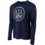 BERETTA T-SHIRT LS VINTAGE TRIDENT LARGE NAVY BLUE<