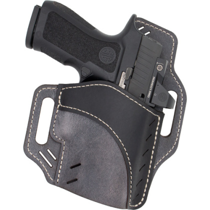 VERSACARRY HORIZON HOLSTER OWB GREY BASE BLACK PATCH SIZE 2!