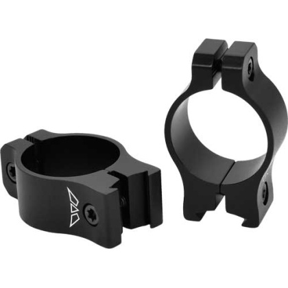 WARNE VAPOR 1" LOW MATTE RINGS ALUMINUM FITS 3/8-11MM DVETAIL