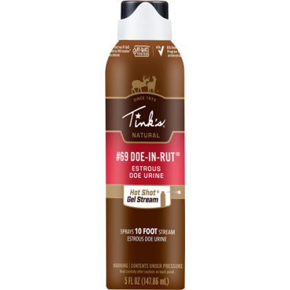 TINKS DEER LURE #69 DOE-IN-RUT HOT SHOT GEL 5OZ. AEROSOL