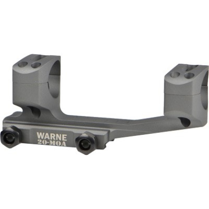 WARNE X-SKEL MOUNT 1" 20MOA PICATINNY TACTICAL GRAY<