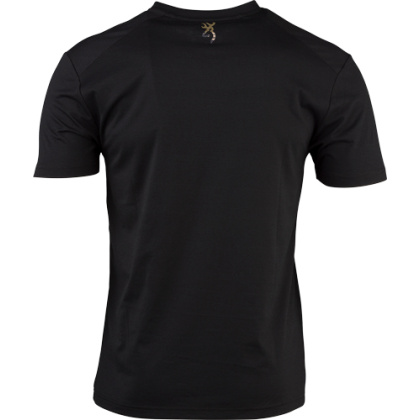 BROWNING SS PERF CAMP SHIRT MULE DEER LOGO BLACK LARGE<