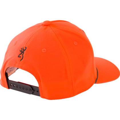 BROWNING CAP PINE VALLEY BLAZE ORANGE W/MULEY PATCH ADJ!