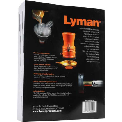 LYMAN 51ST RELOADING HANDBOOK SOFTCOVER