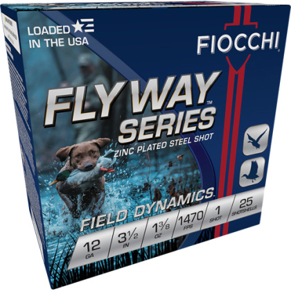 FIOCCHI FLYWAY 12GA 3.5" #1 1470FPS 1-3/8OZ 25RD 10BX/CS