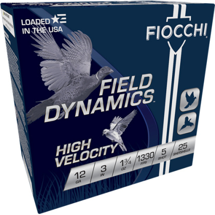 FIOCCHI 12GA 3" 1-3/4OZ #5 1330FPS 25RD 10BX/CS