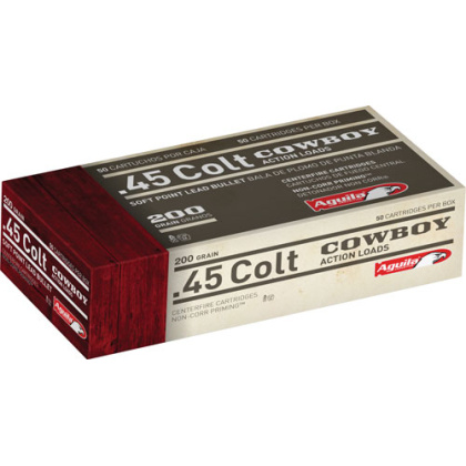 AGUILA 45 LC 200GR LEAD SOFT POINT 50RD 10BX/CS
