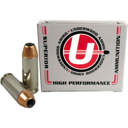 UNDERWOOD 10MM 135GR JHP 20RD 10BX/CS
