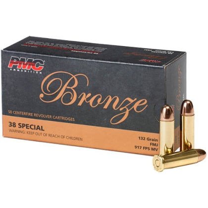 PMC 38 SPECIAL 132GR FMJ-RN 50RD 20BX/CS