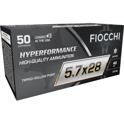 FIOCCHI 5.7X28 40GR JHP 50RD 10BX/CS