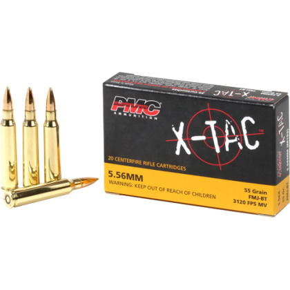 PMC 5.56X45 55GR FMJ-BT 20RD 50BX/CS