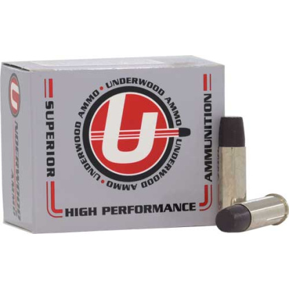 UNDERWOOD 44 REM MAG +P+ 340GR LEAD-FN 20RD 10BX/CS