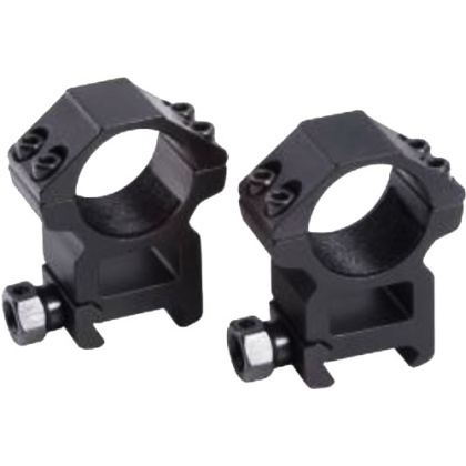 TRADITIONS RINGS TACTICAL 1" 4 SCREW EXTRA HIGH MATTE BLACK