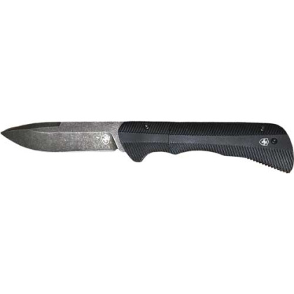 TEMPLAR KNIFE AUTO FOLDER 3.25" PWDR D2 STNWSH/BLK DROP!